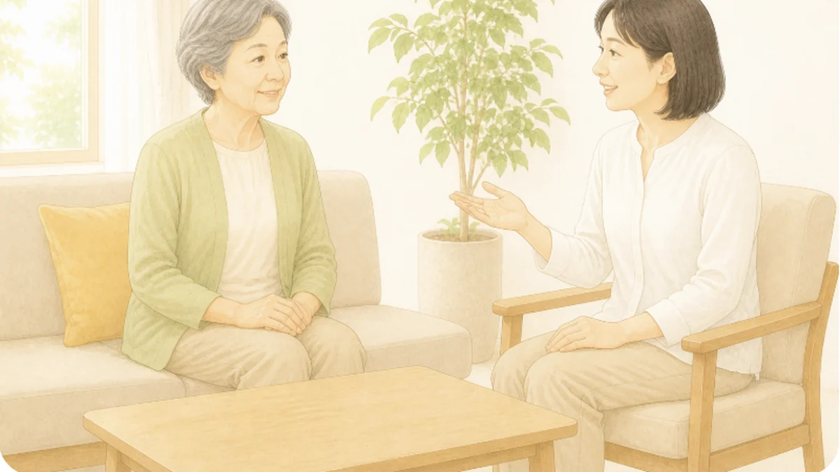 受け入れ可否を確認するための相談手順のイメージ