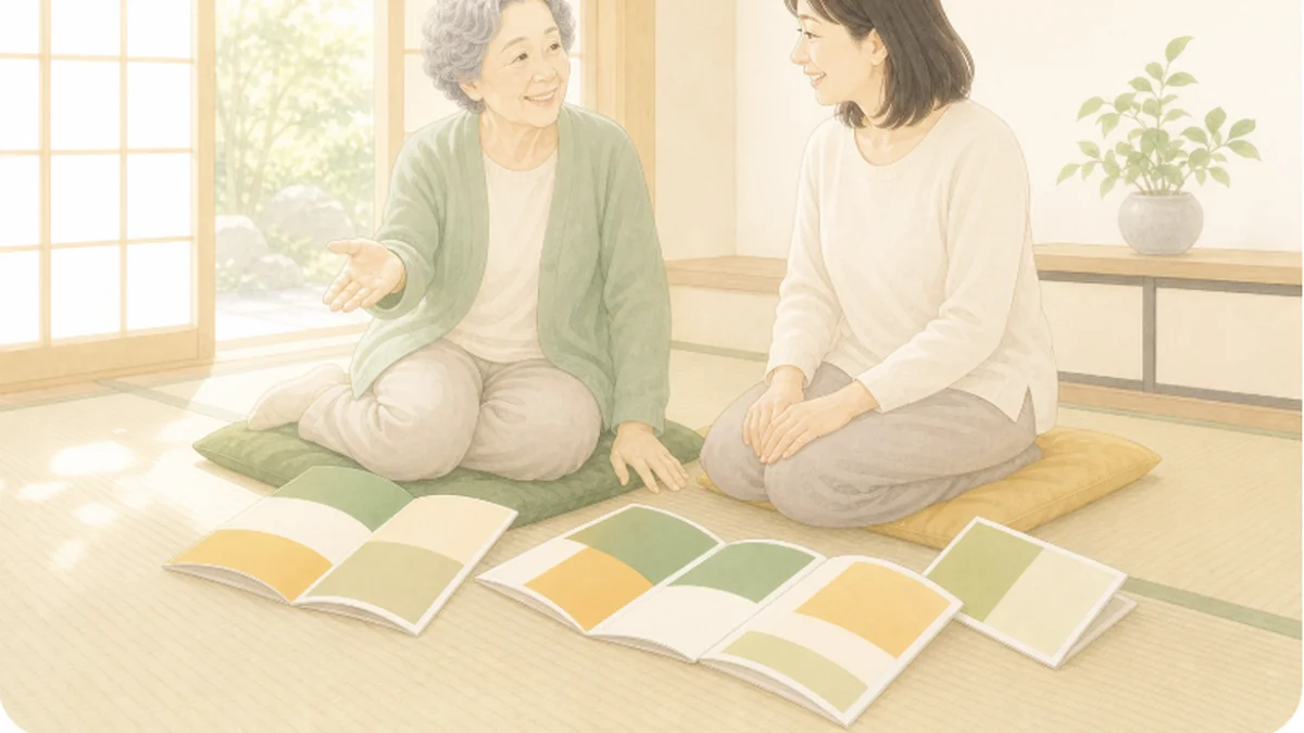 入居に向けて次に取るべき行動と相談先のイメージ